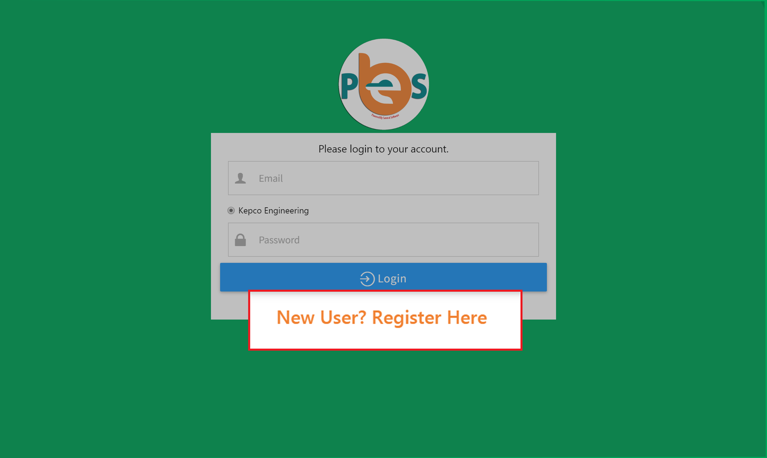 login Page