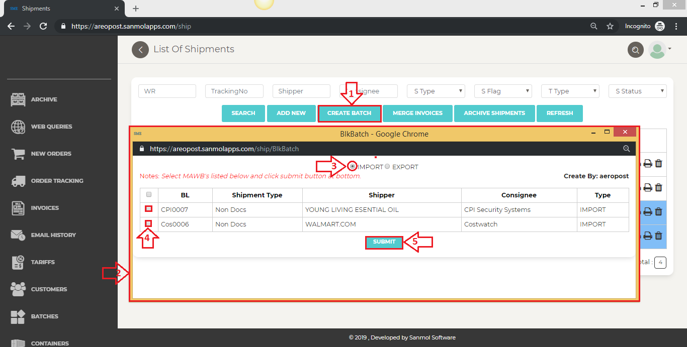 Smart Shipping Portal Manual