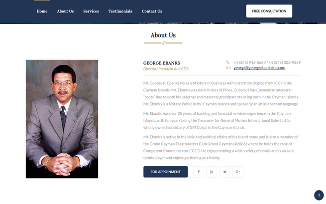 Portfolio slider